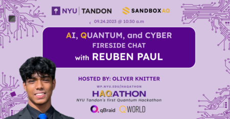 Reuben Paul NYU – Fireside Chat Flyer